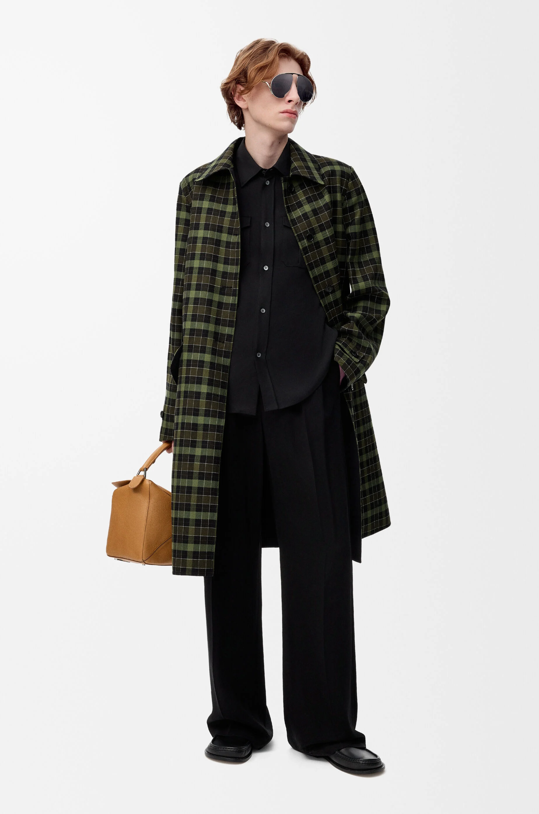 コート（コットン&ウール） ブラック - LOEWE Japan official website