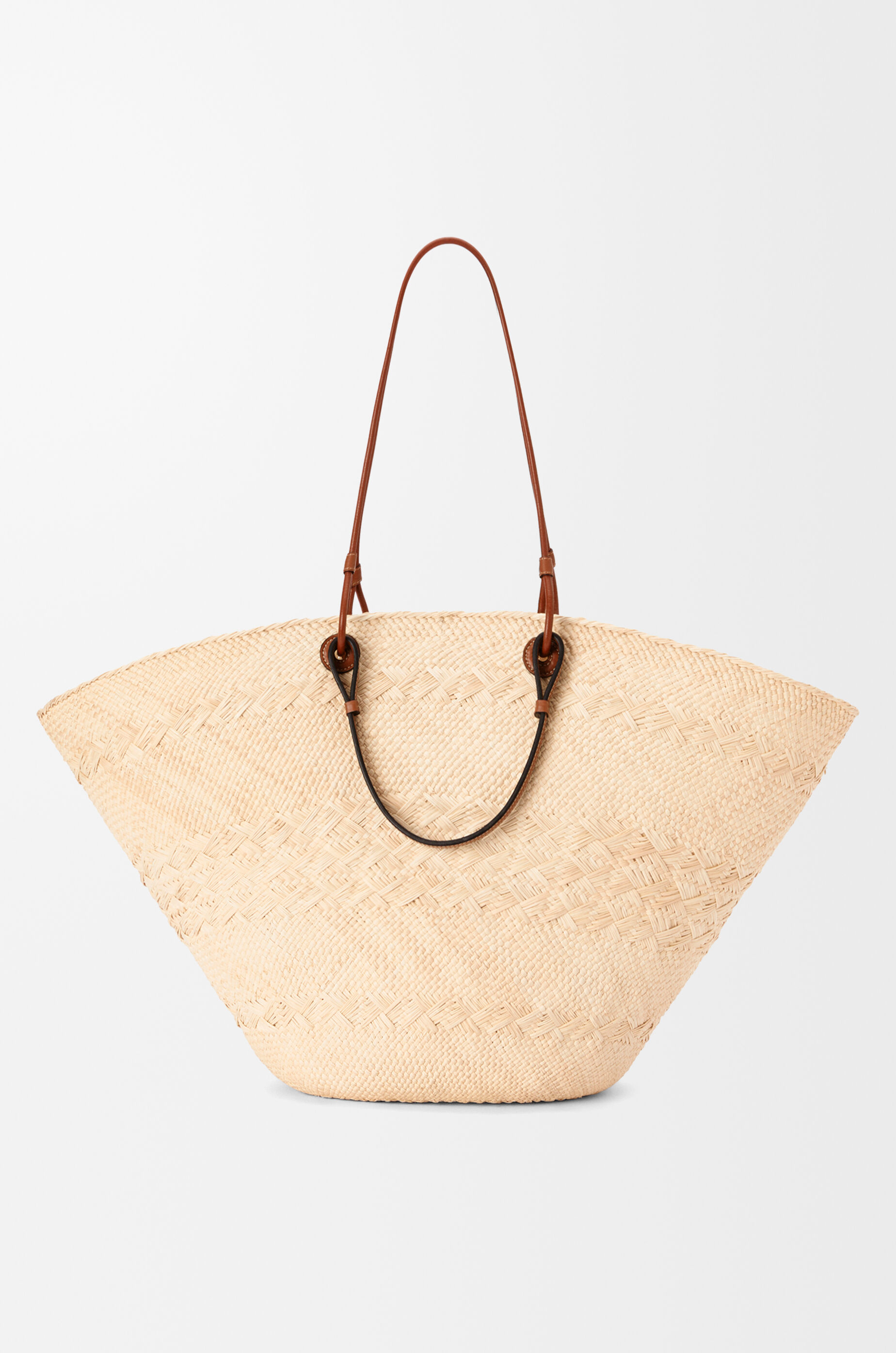 アナグラム バスケットバッグ ラージ（イラカヤシ&カーフ） ベージュ