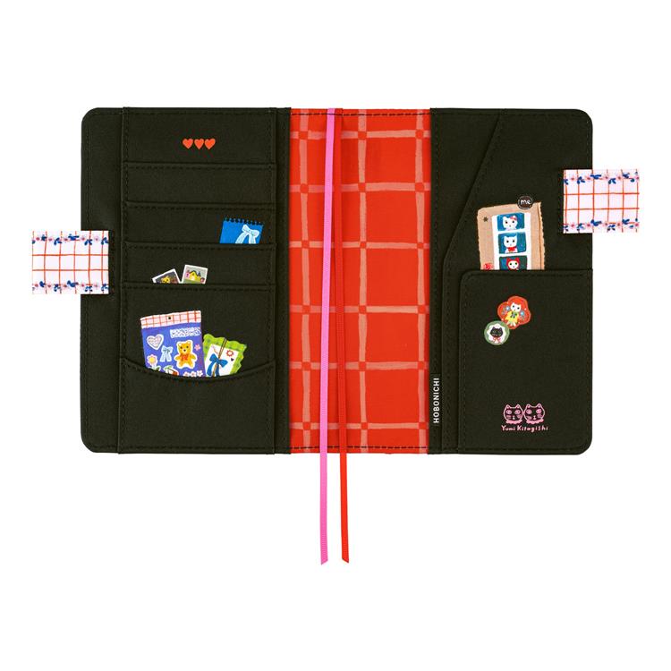 ほぼ日手帳カバー オリジナル 北岸由美 しろねこのテーブル