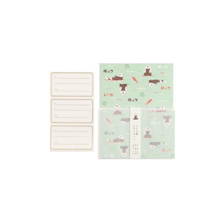 レターセット アニマル百貨店 ラッコ(ラッコ): ステーショナリー