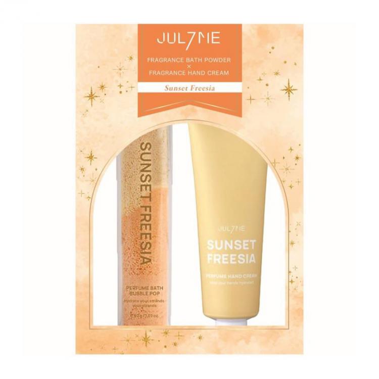 バスパウダー&ハンドクリームセット サンセットフリージア【数量限定