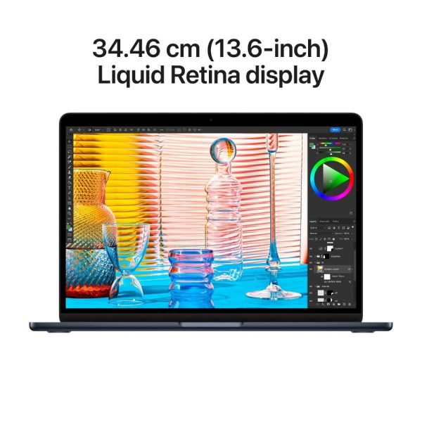 Apple MacBook Air M2 Chip Midnight Laptop MLY33HN/A (2022) (8GB