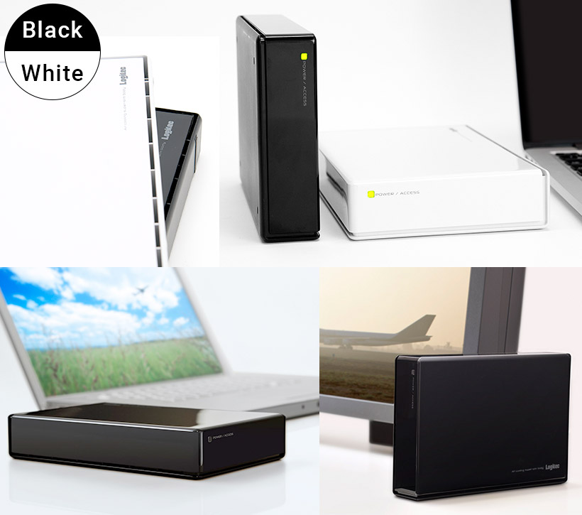 グッドデザイン賞受賞モデル HDD 外付け 6TB USB3.1(Gen1) / USB3.0