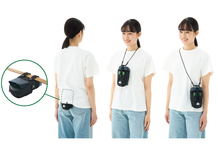 野電 ボディエアコン・冷風2WAYポーチ|ギア|野電|クールアイテム|製品