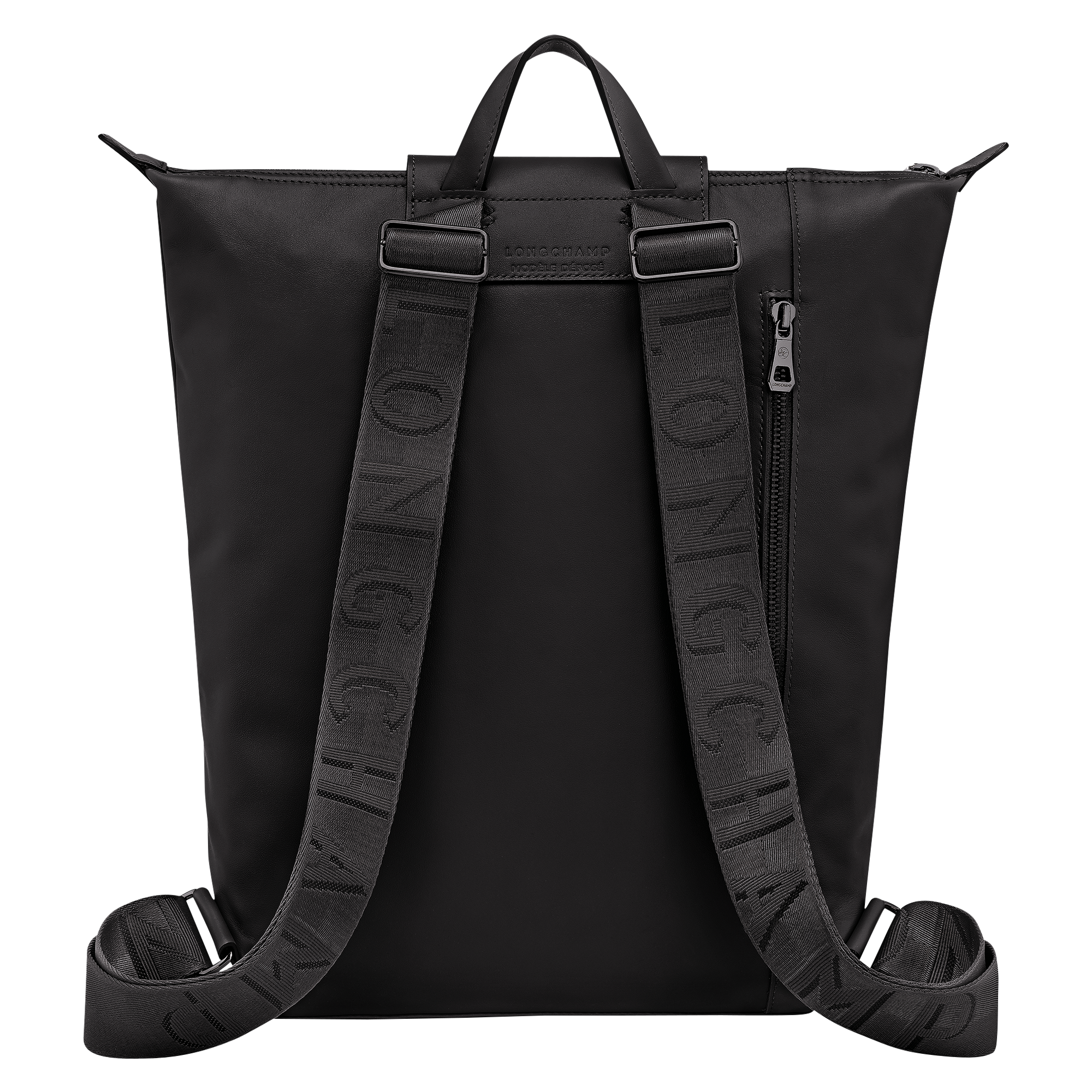 ル プリアージュ® エクストラ M バックパック 黒 - レザー | ロンシャン JP