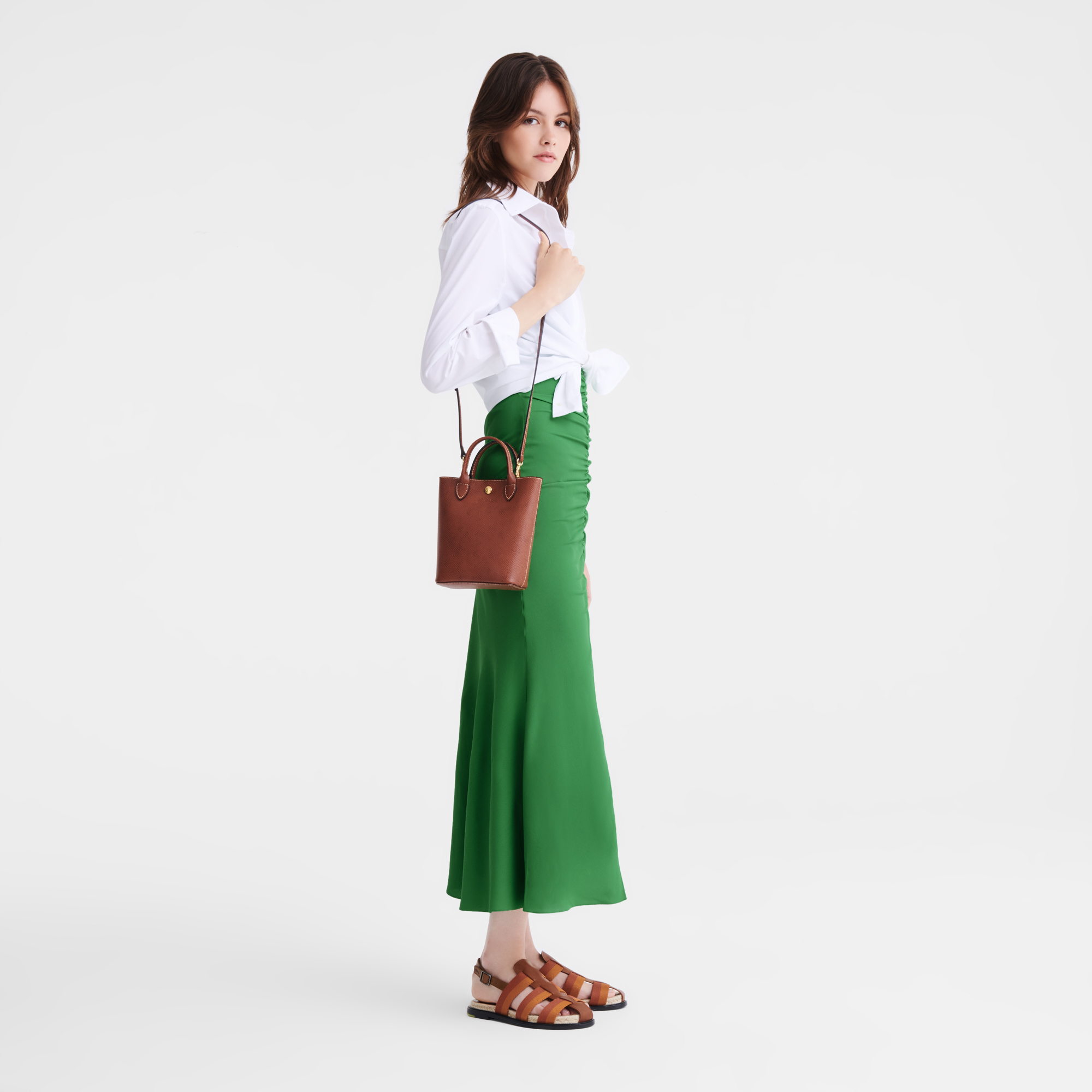 Épure XS Tote bag Brown - Leather | Longchamp US