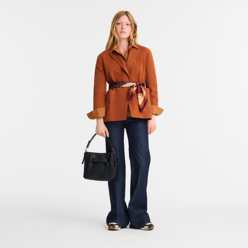 Longchamp 3D S Crossbody bag Black - Leather | Longchamp US