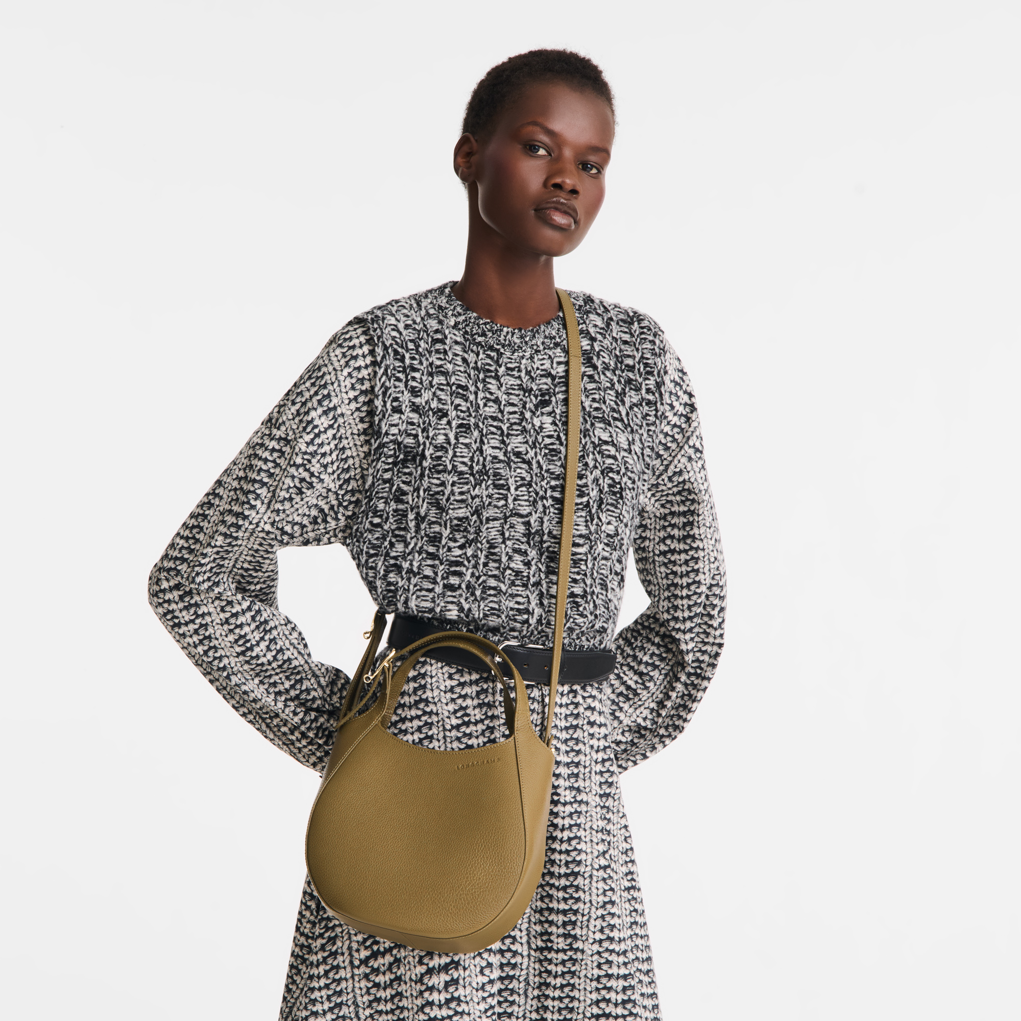 ル フローネ S ハンドバッグ ケッパー - レザー | ロンシャン JP