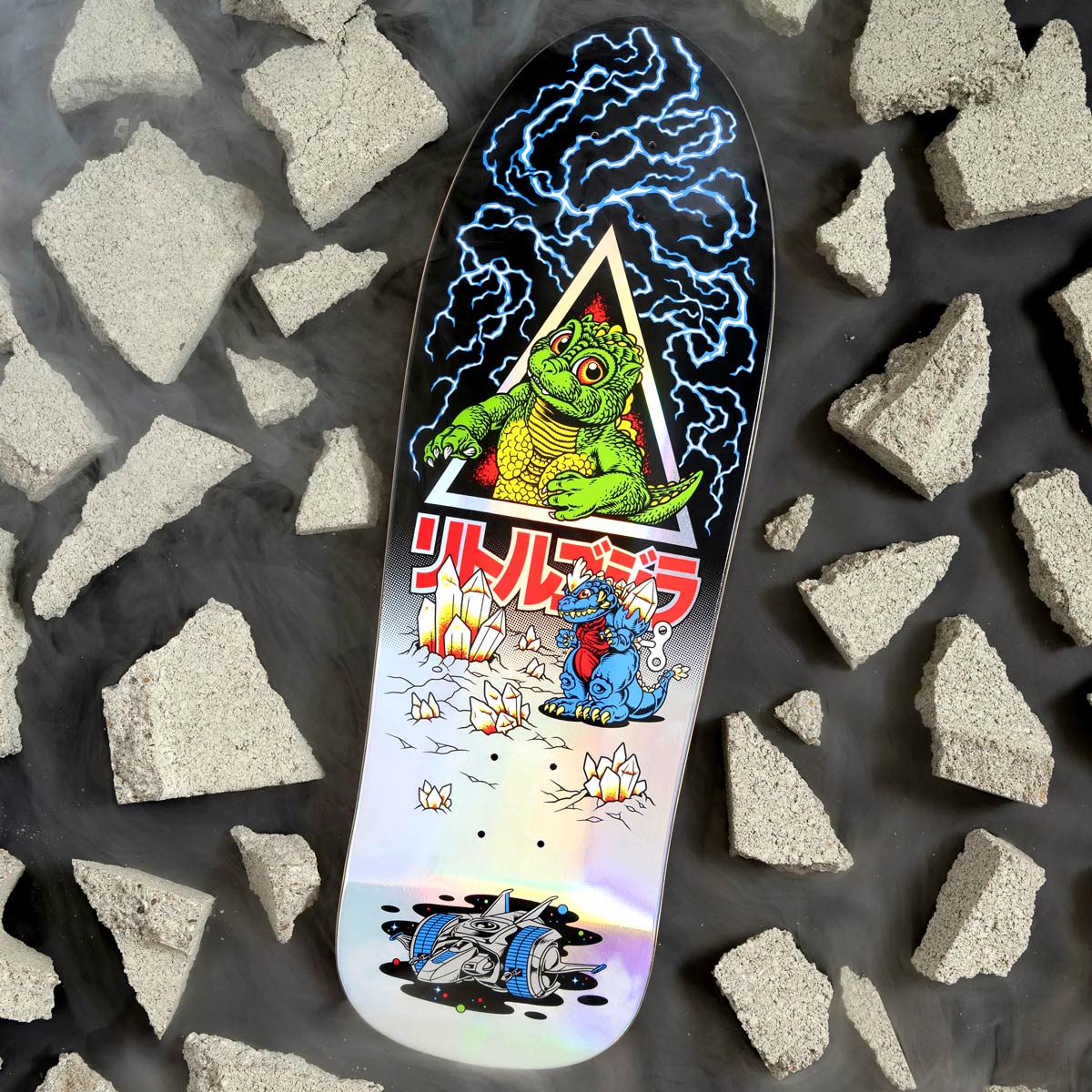 SANTA CRUZ X GODZILLA JR NATAS DECK 10.538