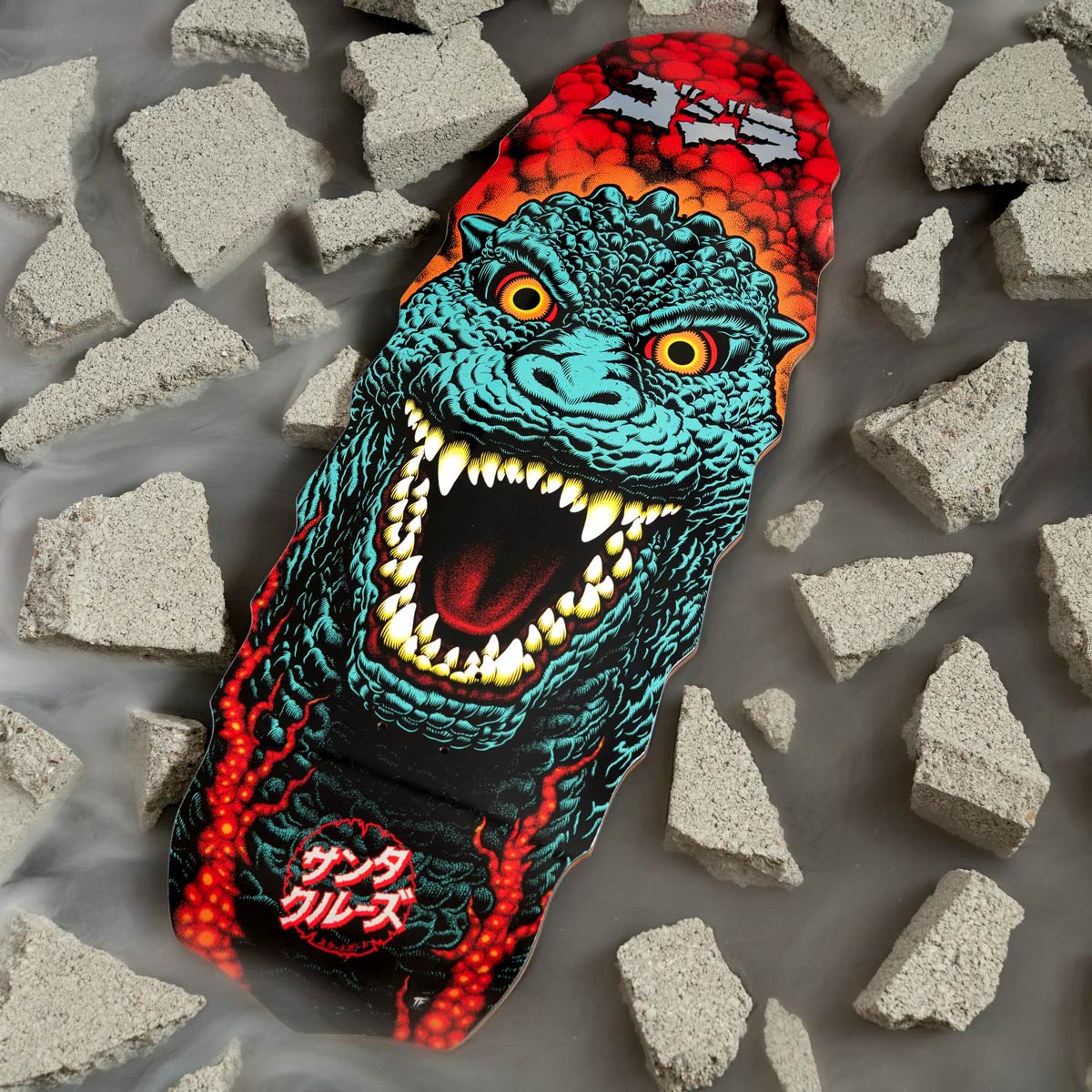 SANTA CRUZ X GODZILLA DESTROYER DECK 11