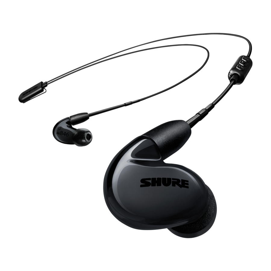 Shure SE846+BT2 Quad Driver Wireless Sound Isolating Earphones - Black