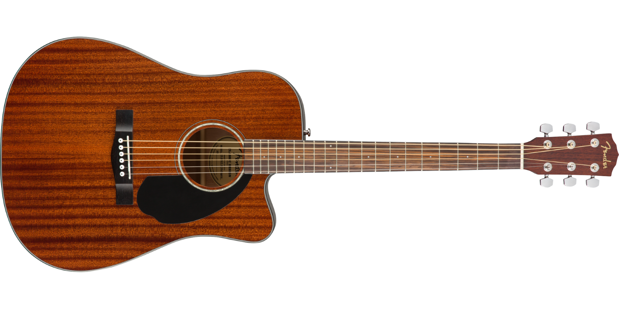 Fender CD-60SCE Dreadnought, Walnut Fingerboard - All-Mahogany