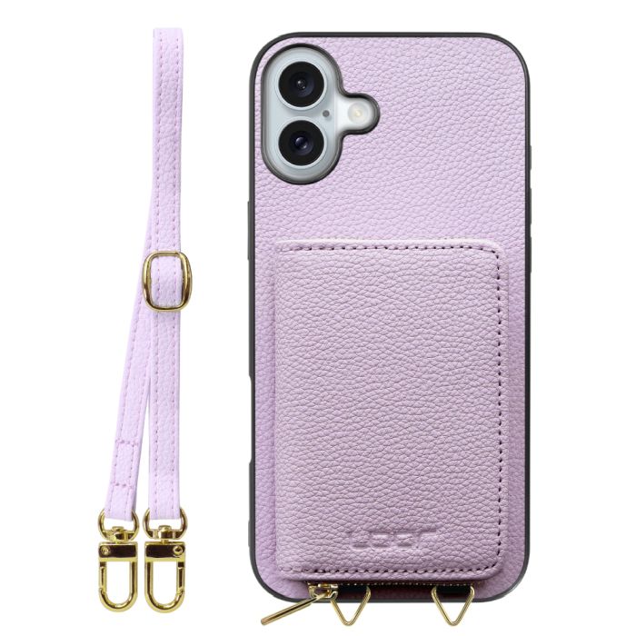 LooCo Official Shop / [ LOOF LUXURY-SHELL POUCH ] iPhone 16 Plus