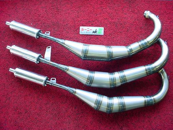 ◇カワサキ KH400/350SS ルーニーチャンバー 新品送料込み バイク