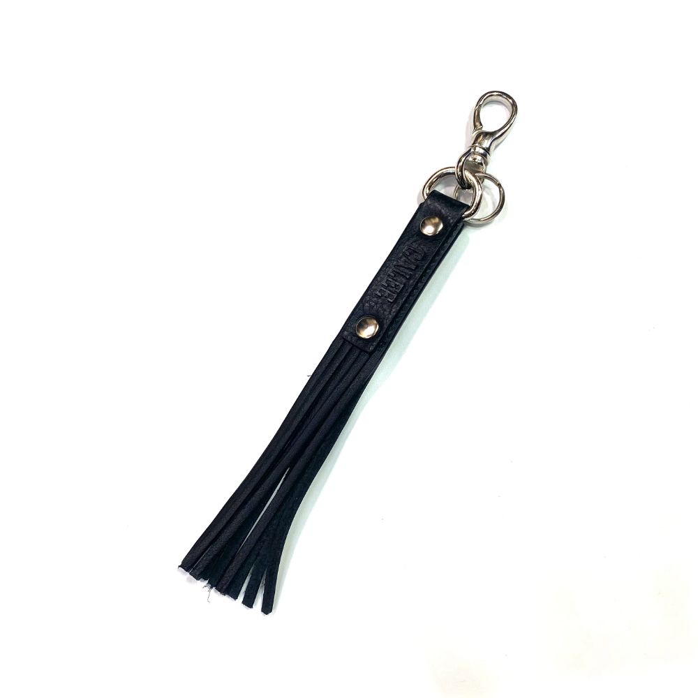 SEA Leather key Ring キーリング　黒 HEART LEATHER KEY RING