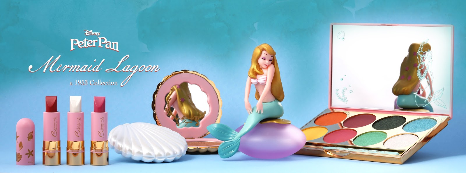 Bésame Cosmetics Presents Peter Pan Mermaid Lagoon Collection