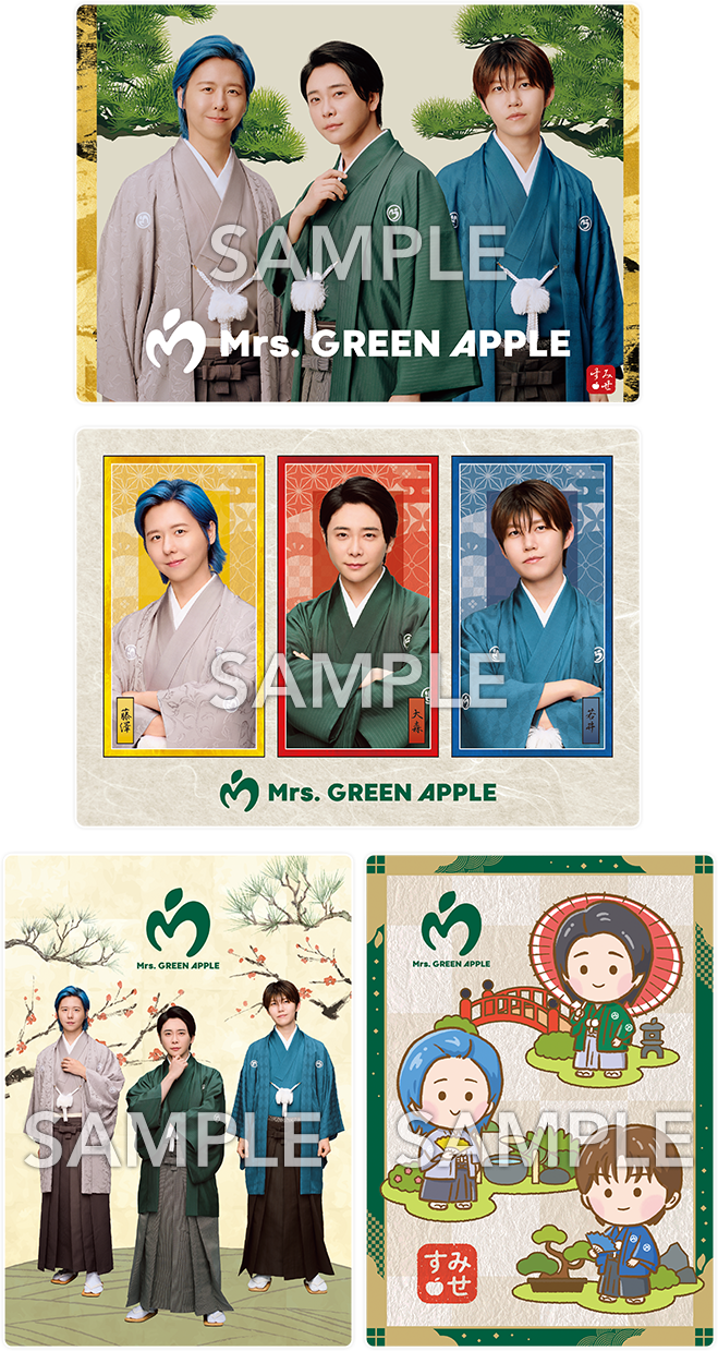 オリジナルビジュアルシートがもらえる！｜Mrs. GREEN APPLE
