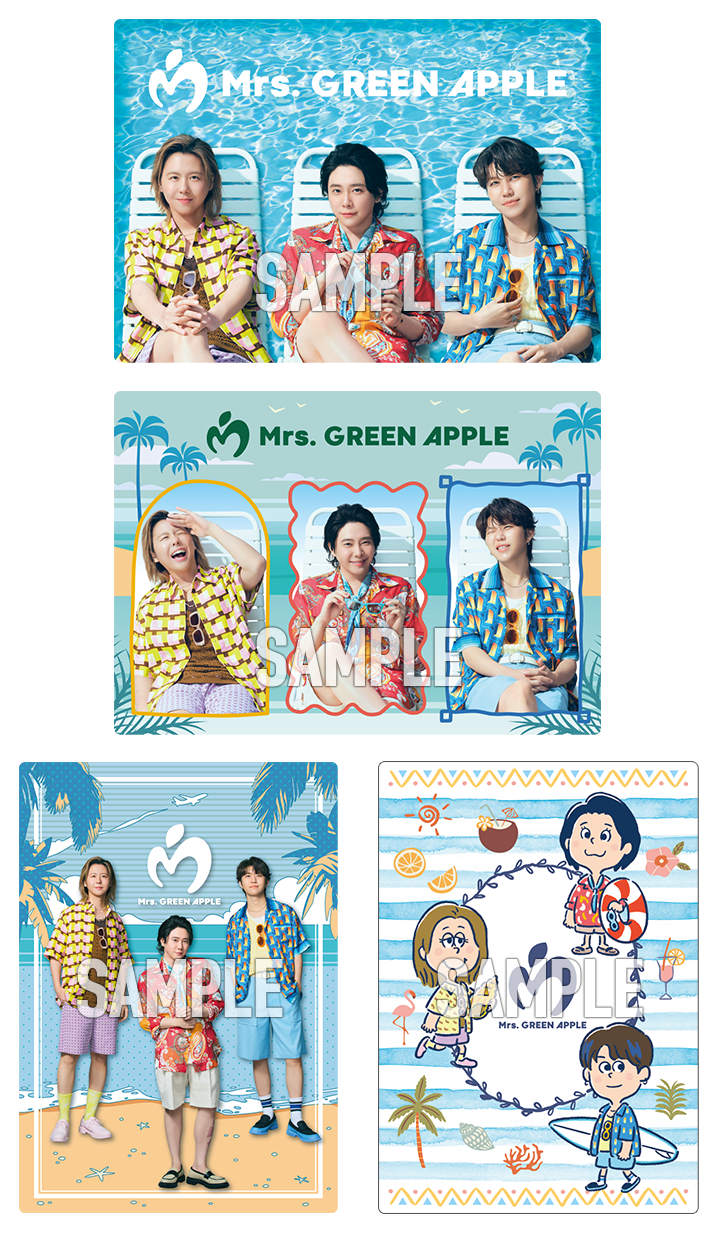 オリジナルビジュアルシートがもらえる！｜Mrs. GREEN APPLE