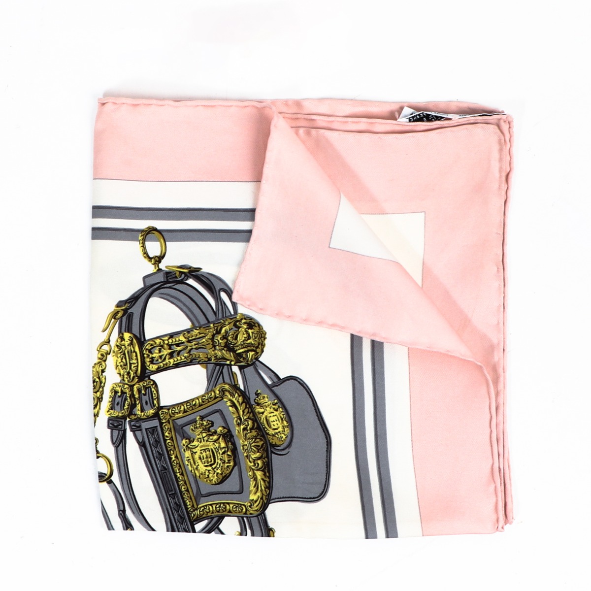 Hermès Pink Brides De Gala Silk Carré 40 ○ Labellov ○ Buy and