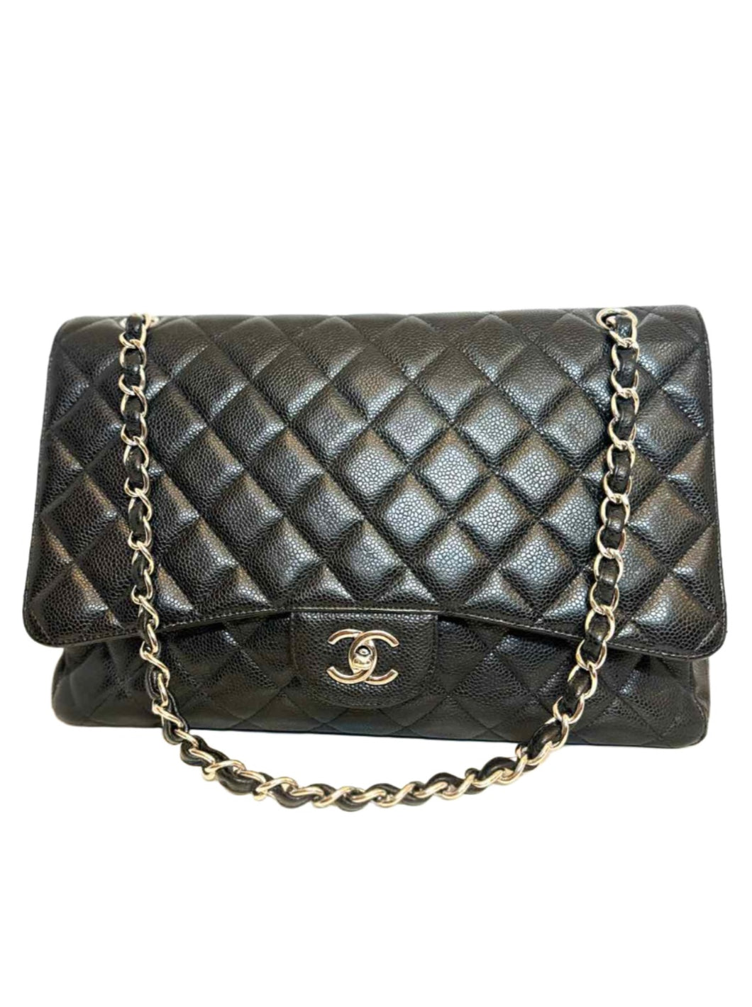 CHANEL Black Leather Handbag – Labels Luxury