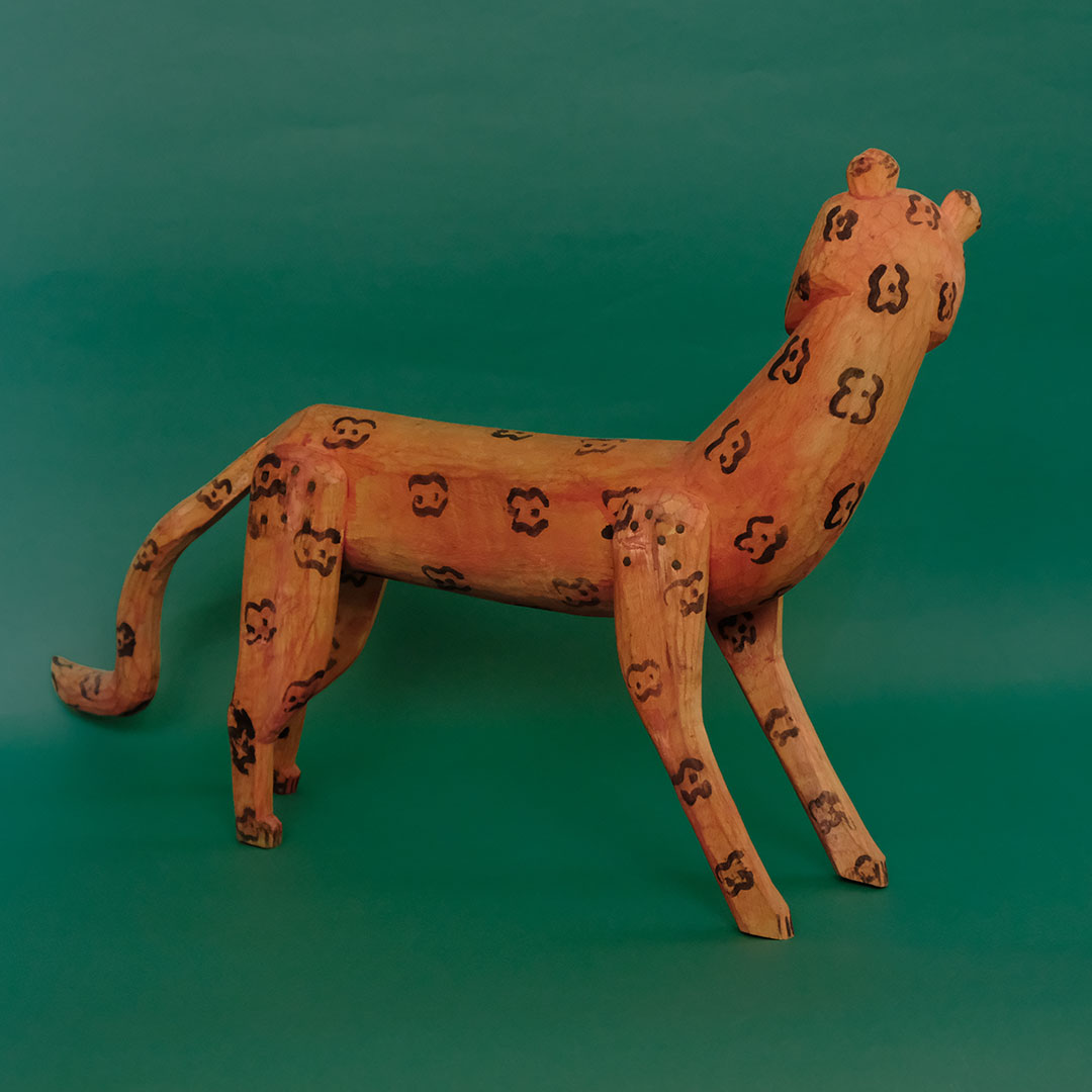 ジャガー（ヴィンテージ オアハカン ウッドカーヴィング）- LABRAVA