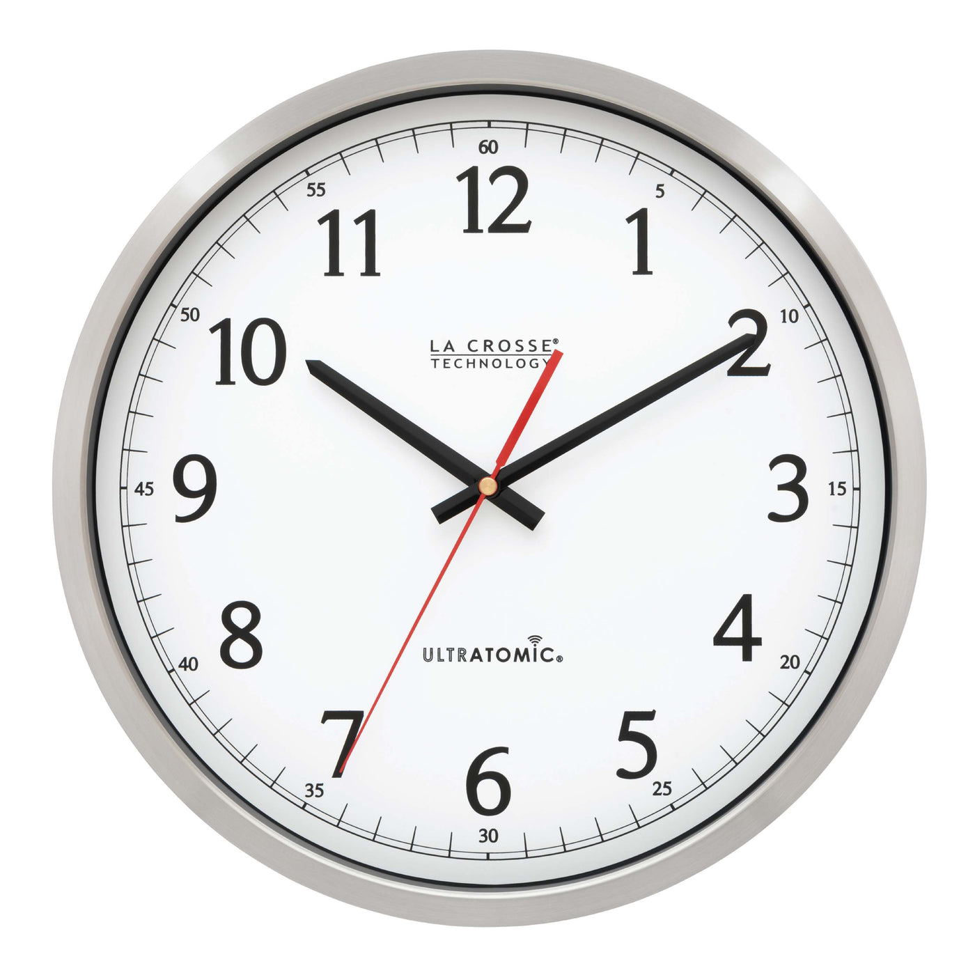 404-1235UA-PL 14-inch UltrAtomic - Analog Wall Clock