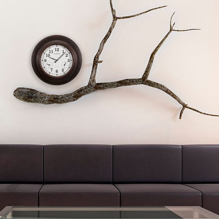 22 inch Atomic Indoor/Outdoor Wall Clock