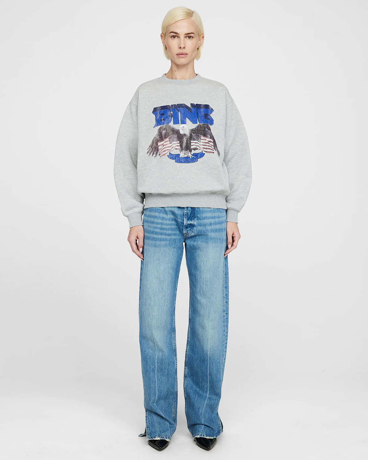 Anine Bing Sweatshirt Vintage Bing – Heather Grey