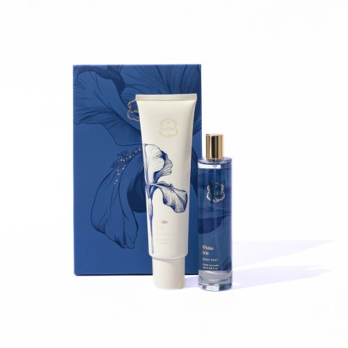 Laline White Iris 3点セット ラリン〉NEW限定コレクション「ホワイト