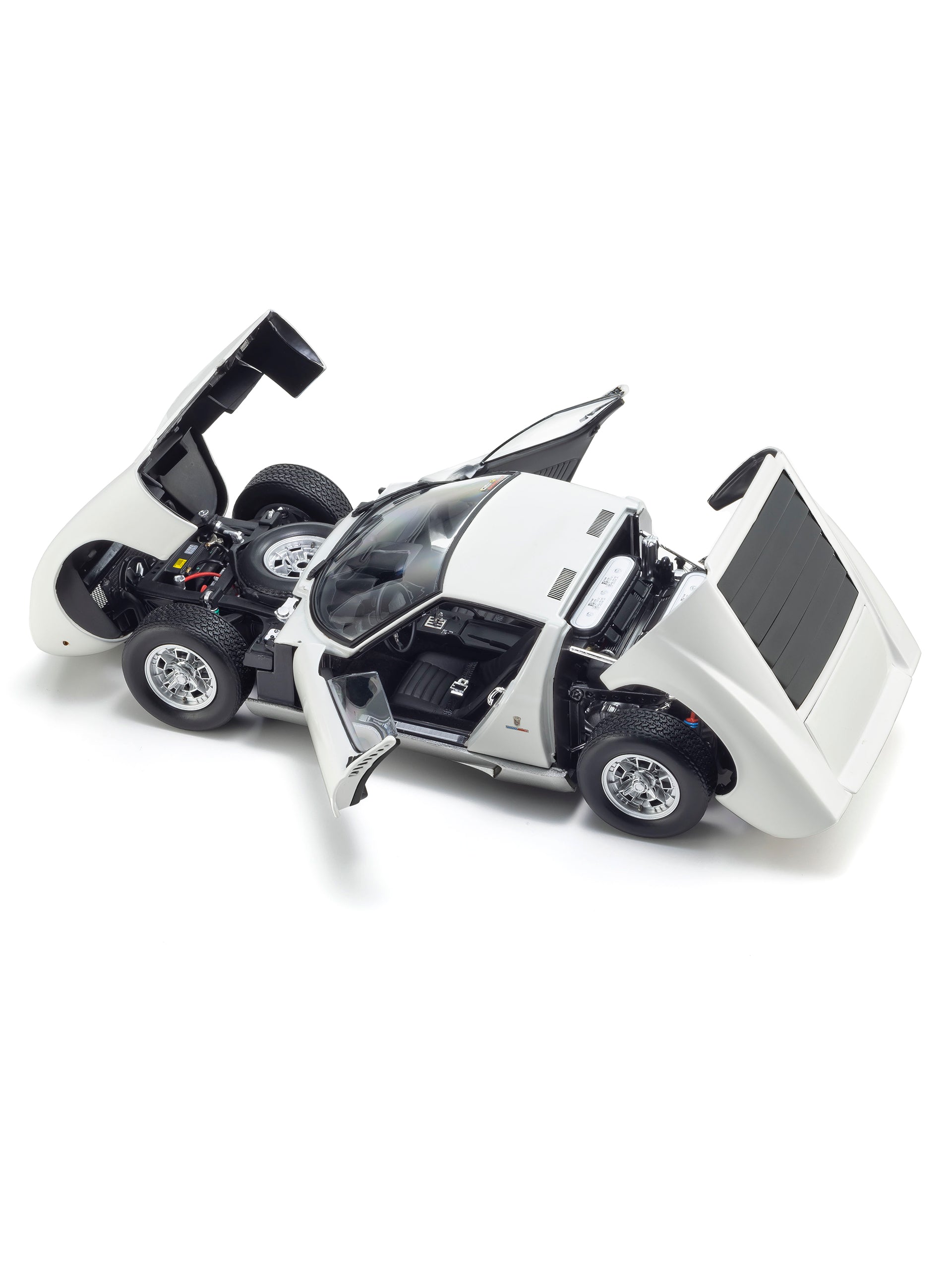 Lamborghini Miura P 400 1/18 ホワイト/シルバー | Lamborghini Store