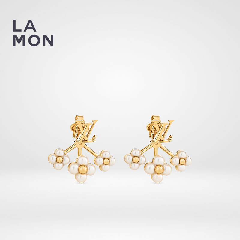 ルイ ヴィトン ピアス LOUIS VUITTON M00970 LV Flowergram Earrings
