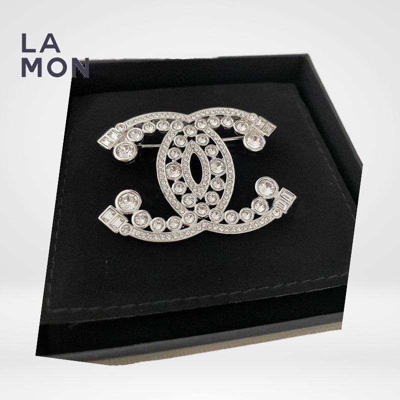 シャネル ブローチ CHANEL BROOCH ABA645 ココマーク メタル ストラス