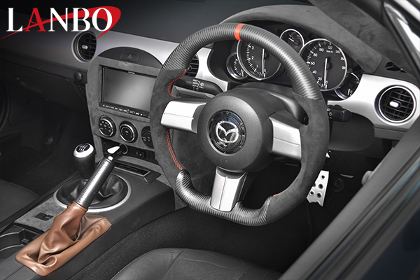 LANBO プレミアムスポーツ ステアリング MAZDAロードスター ［NCEC］