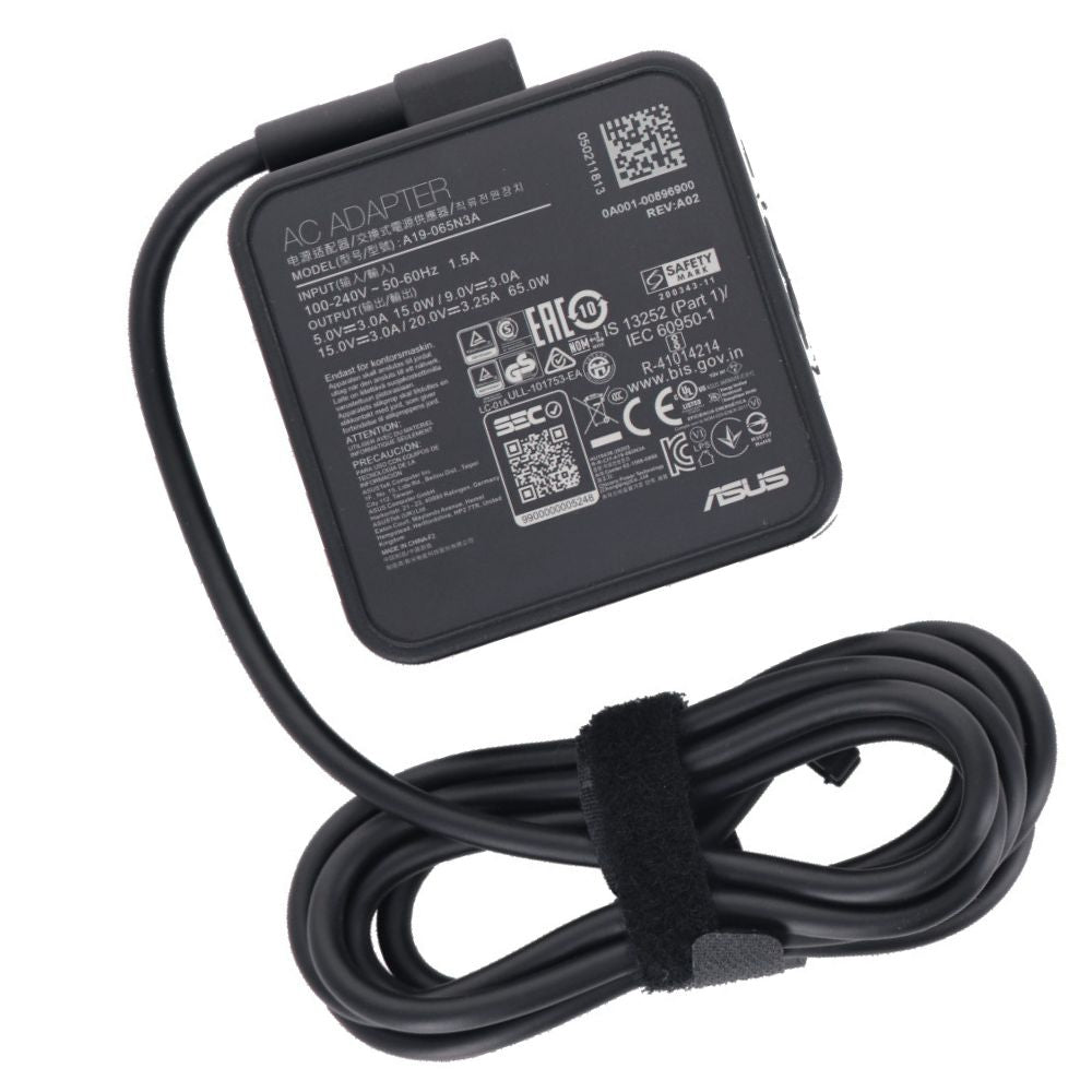 ORGINAL] Asus Chromebook C423NA Laptop Charger - 20V 3.25A 65W Type C