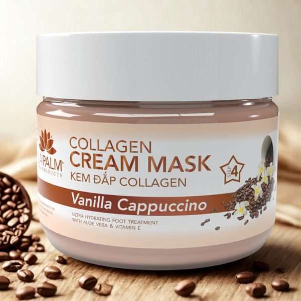 Collagen Cream Mask – Vanilla Cappuccino – La Palm Products
