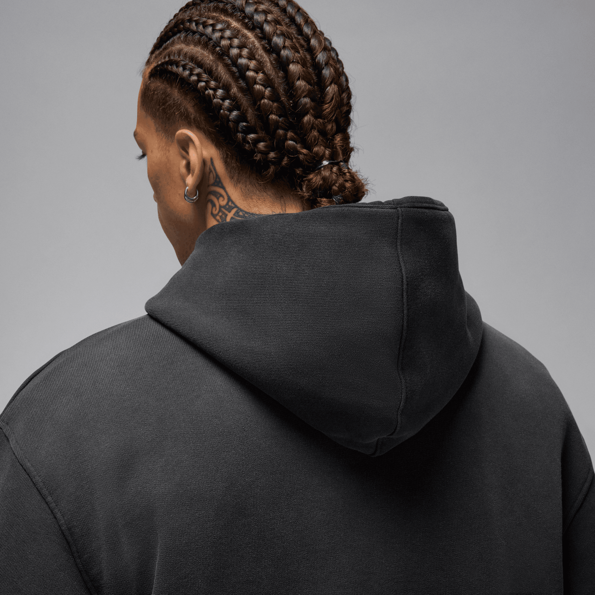 INFINITE ARCHIVES X JORDAN FLEECE HOODIE - BLACK