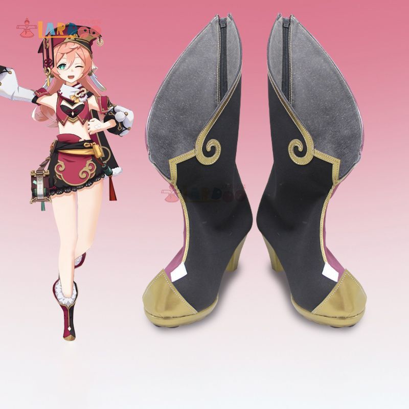 原神 Genshin げんしん 煙緋 - エンヒ コスプレ靴/ブーツ cosplay