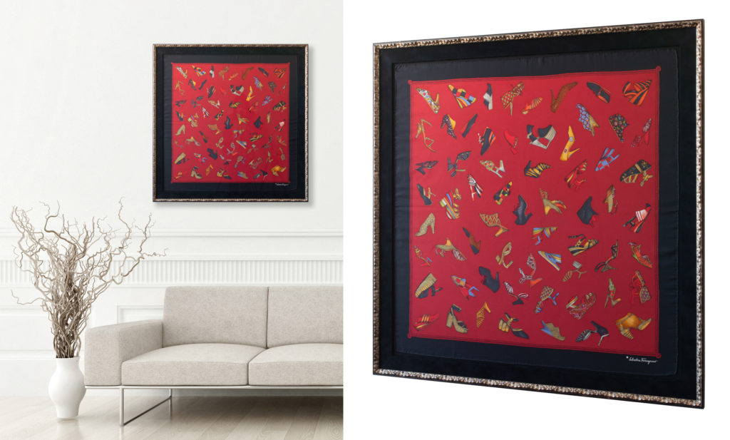 スカーフの額装 – ラーソン・ジュール・ニッポン株式会社