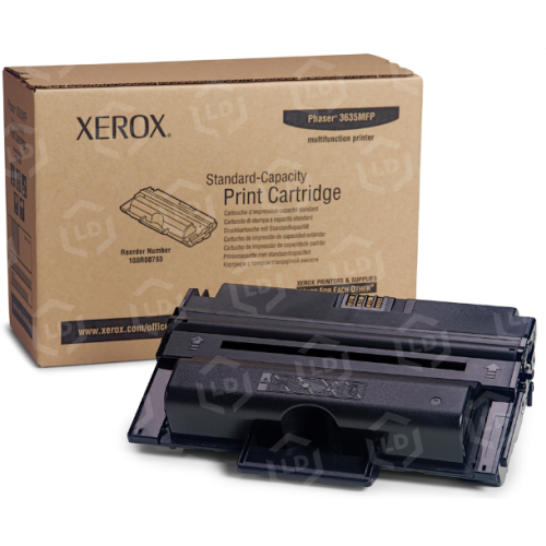 Xerox 108R00793 OEM Standard-Capacity Black Laser Toner Cartridge