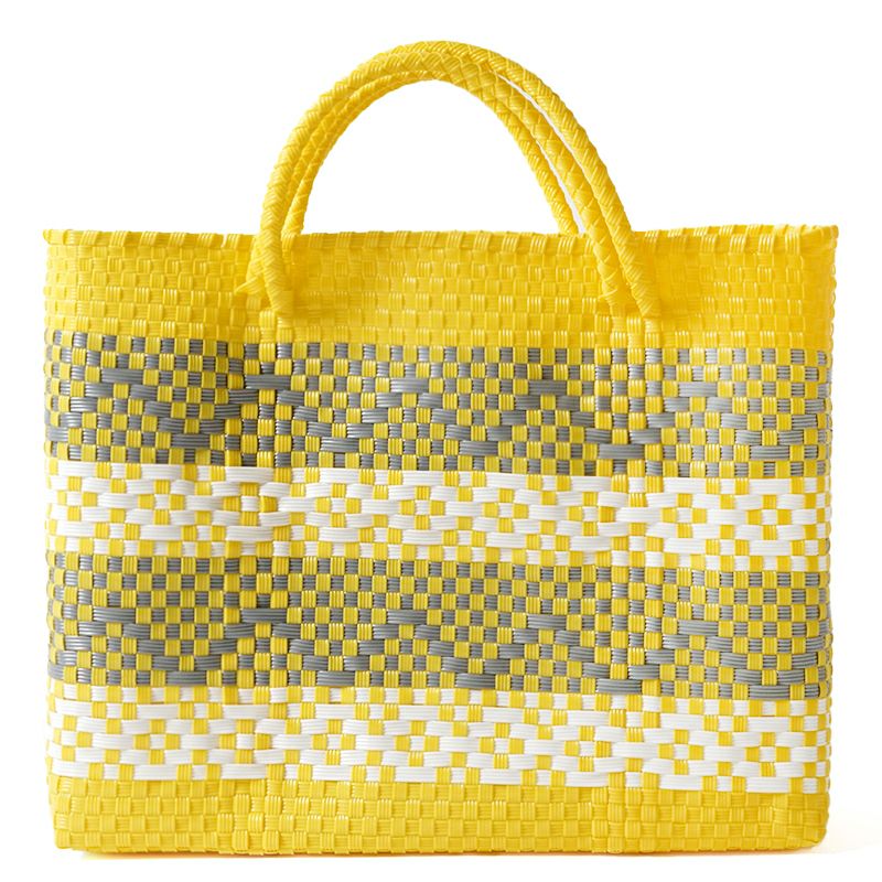 MERCADO BAG - CROSS LINE - SHORT STYLE - Black / Cream (SHORT S