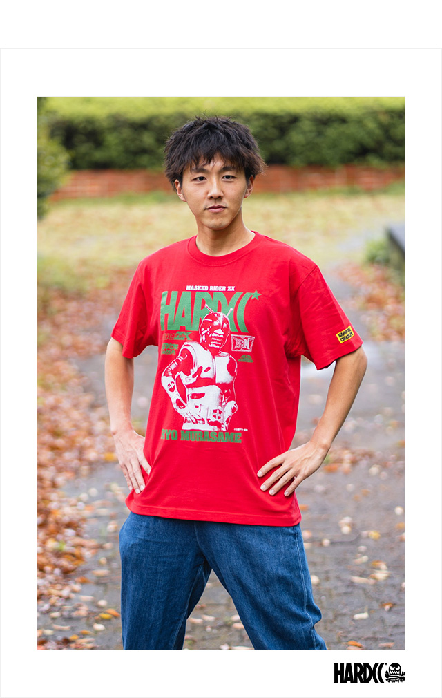 稲妻ロゴ 赤 Tシャツ M 稲妻ロゴ 赤 Tシャツ M