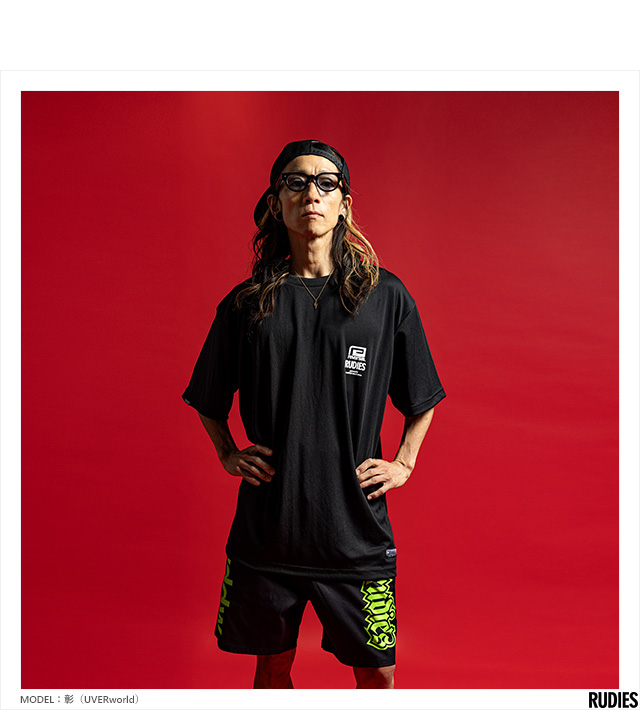 ルーディーズ) RUDIE'S x rvddw 2025 DRY TEE (SS:TEE)(86597-BK×WH) T