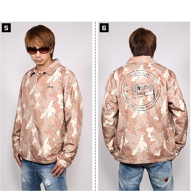 ステューシー) STUSSY LAGUNA DOT COACH JACKET (JACKET)(16F815111-D