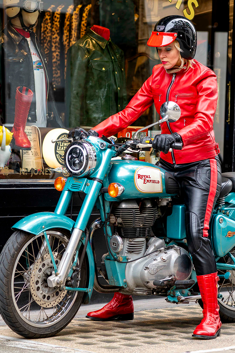 Road Racer Boots No.177 Red - Lewis Leathers Japan