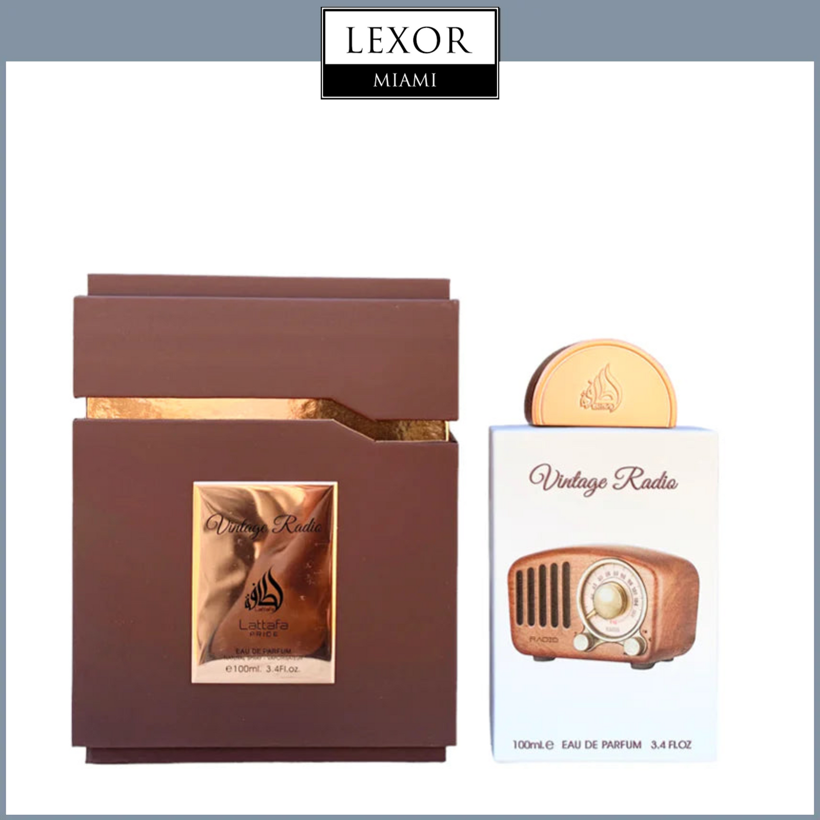 LATTAFA PRIDE VINTAGE RADIO 3.4 oz EDP Unisex Perfume – Lexor Miami