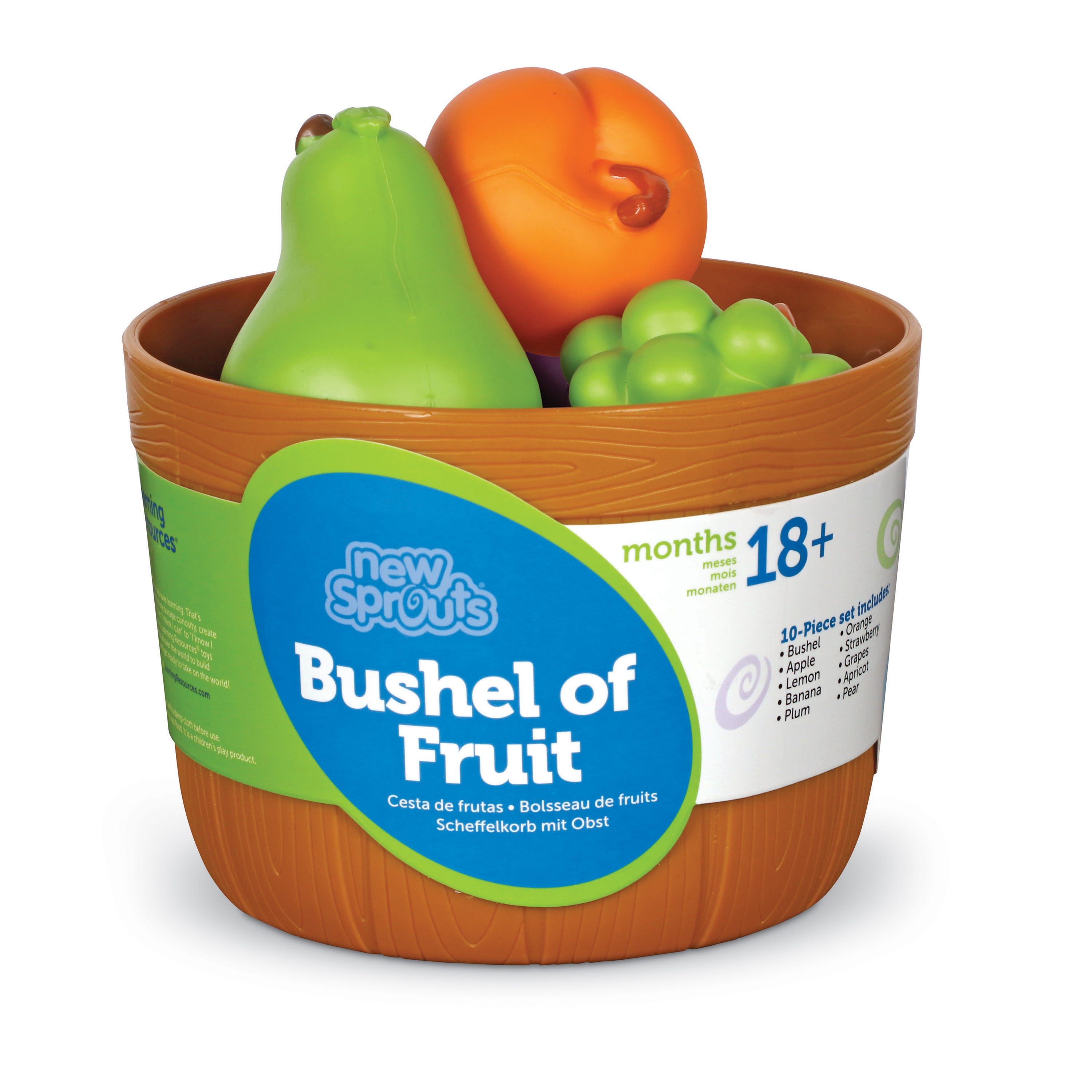 New Sprouts Bushel of Fruit Set for Play | Learning Resources