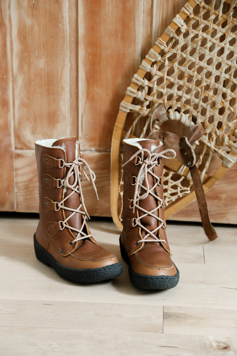 100% Canadian Made Men's Lined Carey Winter Mukluk Boots Saute