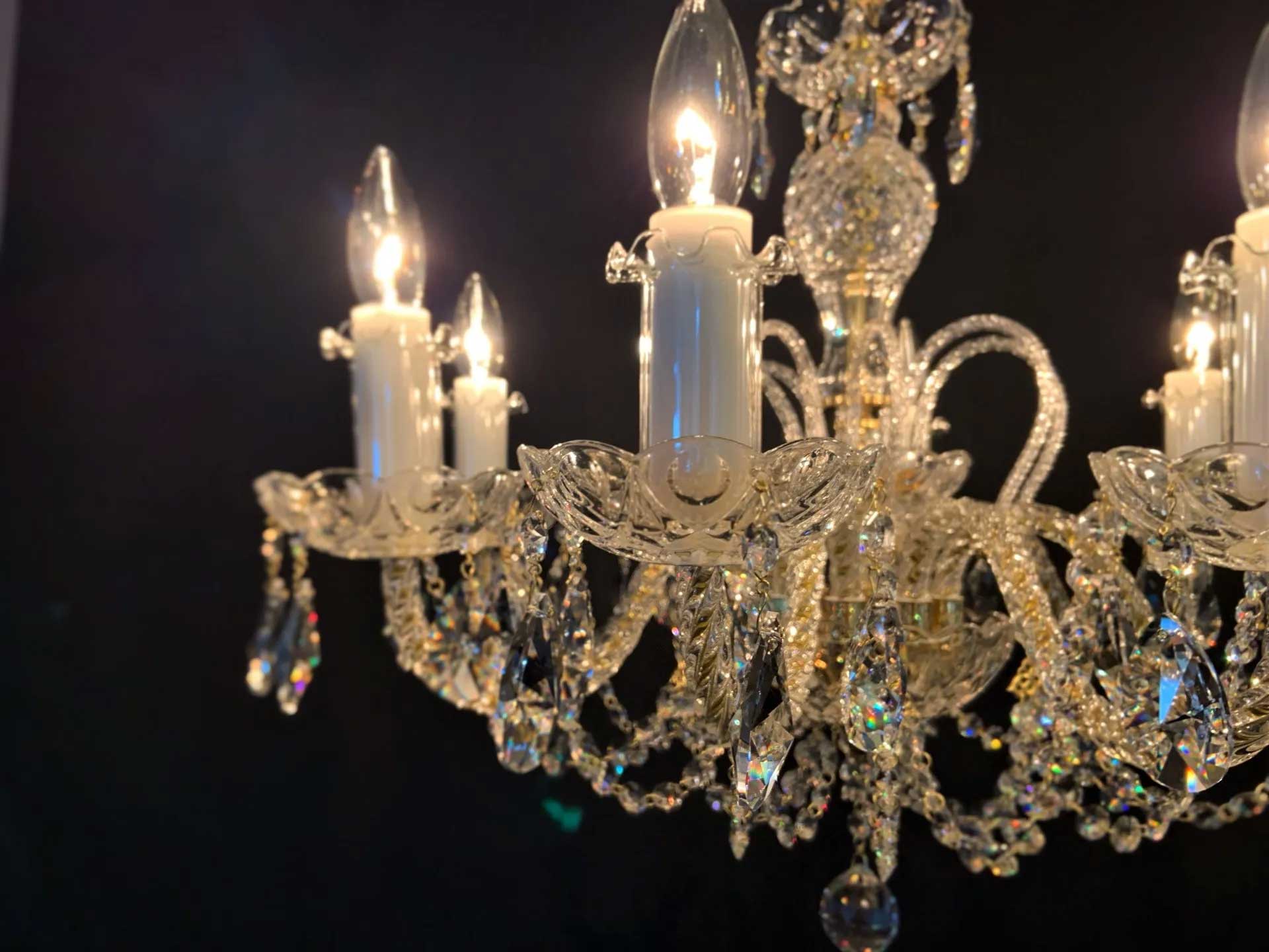 SFHL-KLU-TRR70 クリスタルシャンデリア 展示品(Z-ESM09⑥) クランカー