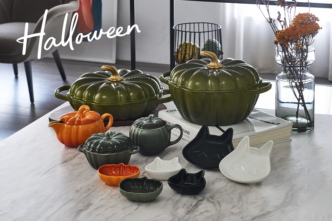 16日まで値下げ中】ル・クルーゼ 両手鍋 パンプキン 21cm ル・クルーゼ