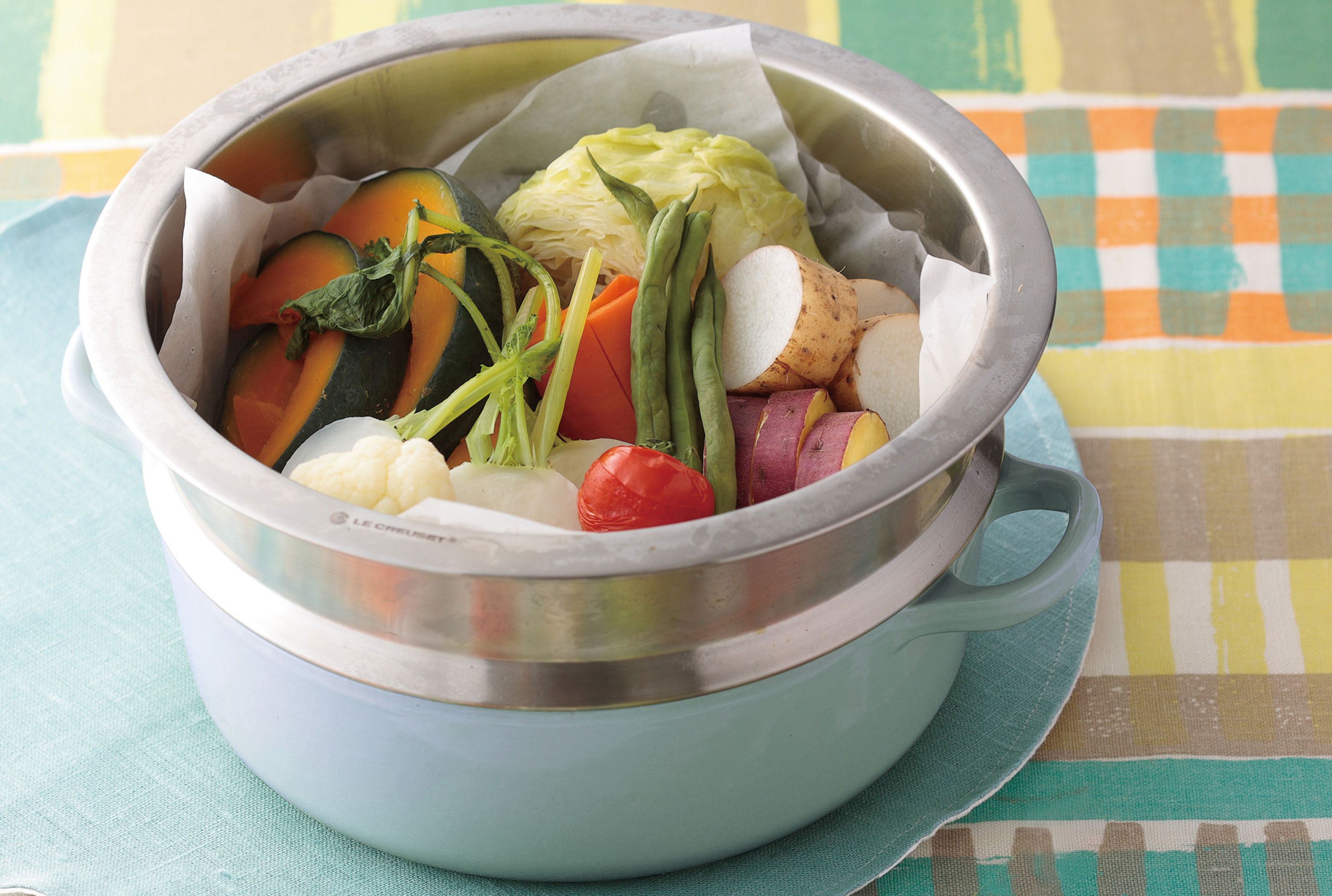 ホーロー鍋で手軽に蒸し料理！せいろ不要のヘルシー生活｜ル・クルーゼ